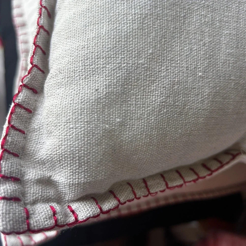 St. Nicholas Square linen snowman